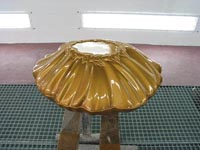 Prototyp eines Urnenbehälters